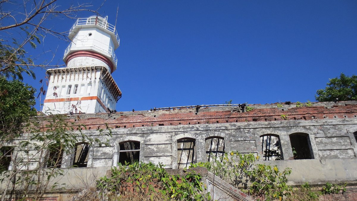 The Spanish-era lighthouse on Capones Island off San Antonio, Zambales