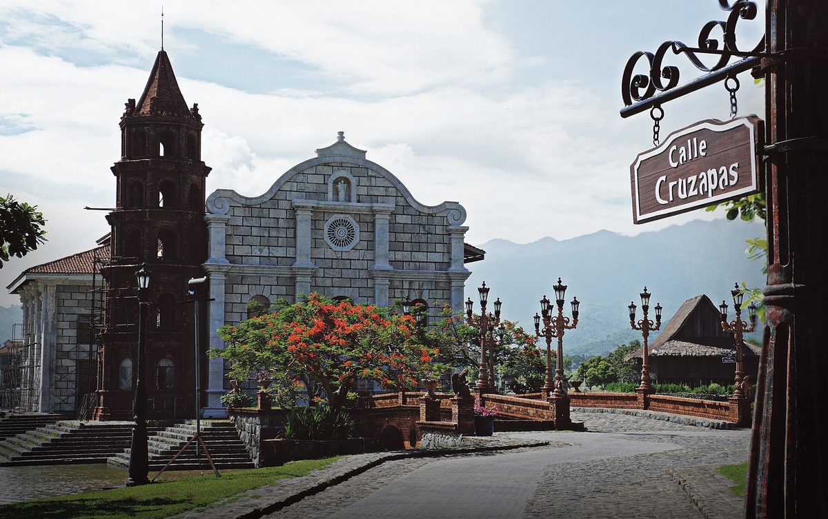 Restored Spanish-colonial houses at Las Casas Filipinas de Acuzar in Bagac, Bataan