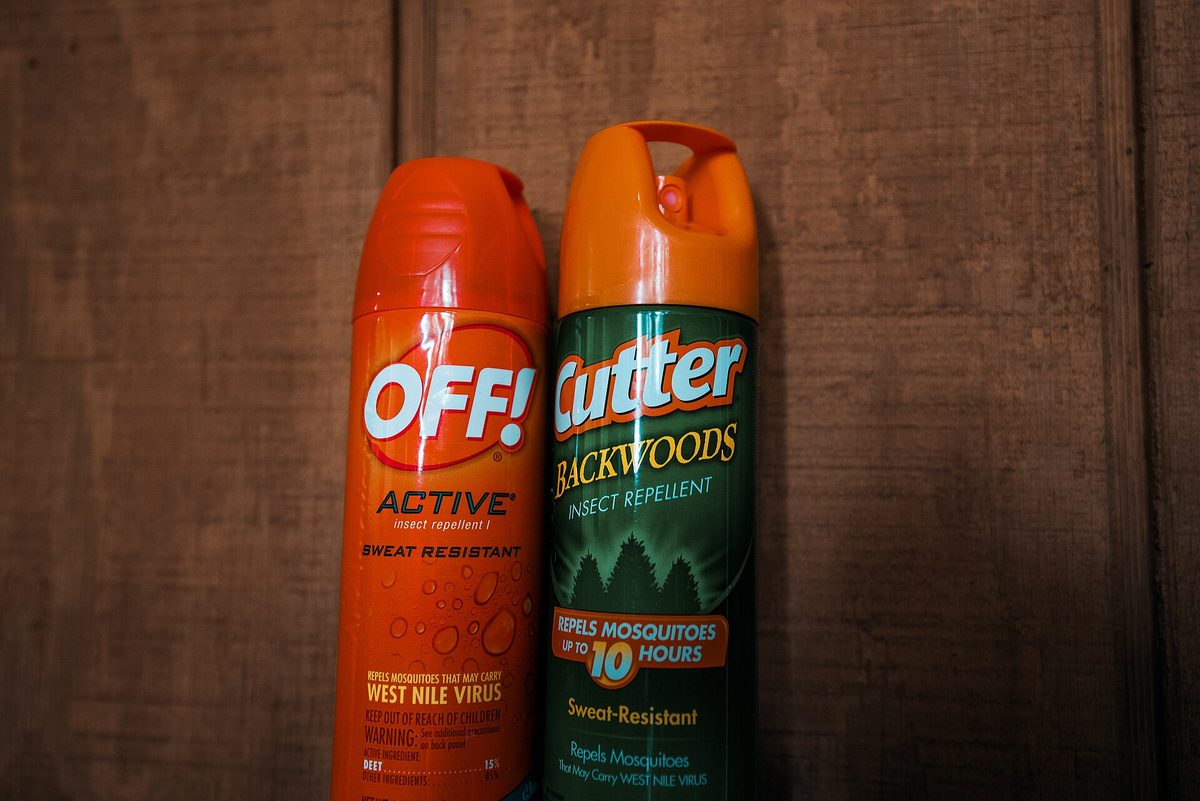 Insect repellent used against mosquito bites, a key part of philippines travel vaccines and bite-prevention planning