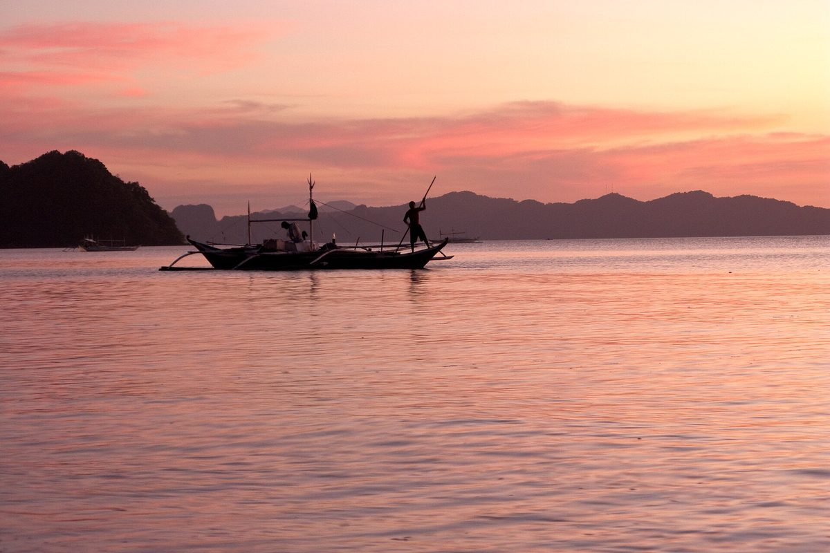 Boats off El Nido in Palawan, one of the pricier resort destinations in the Philippines