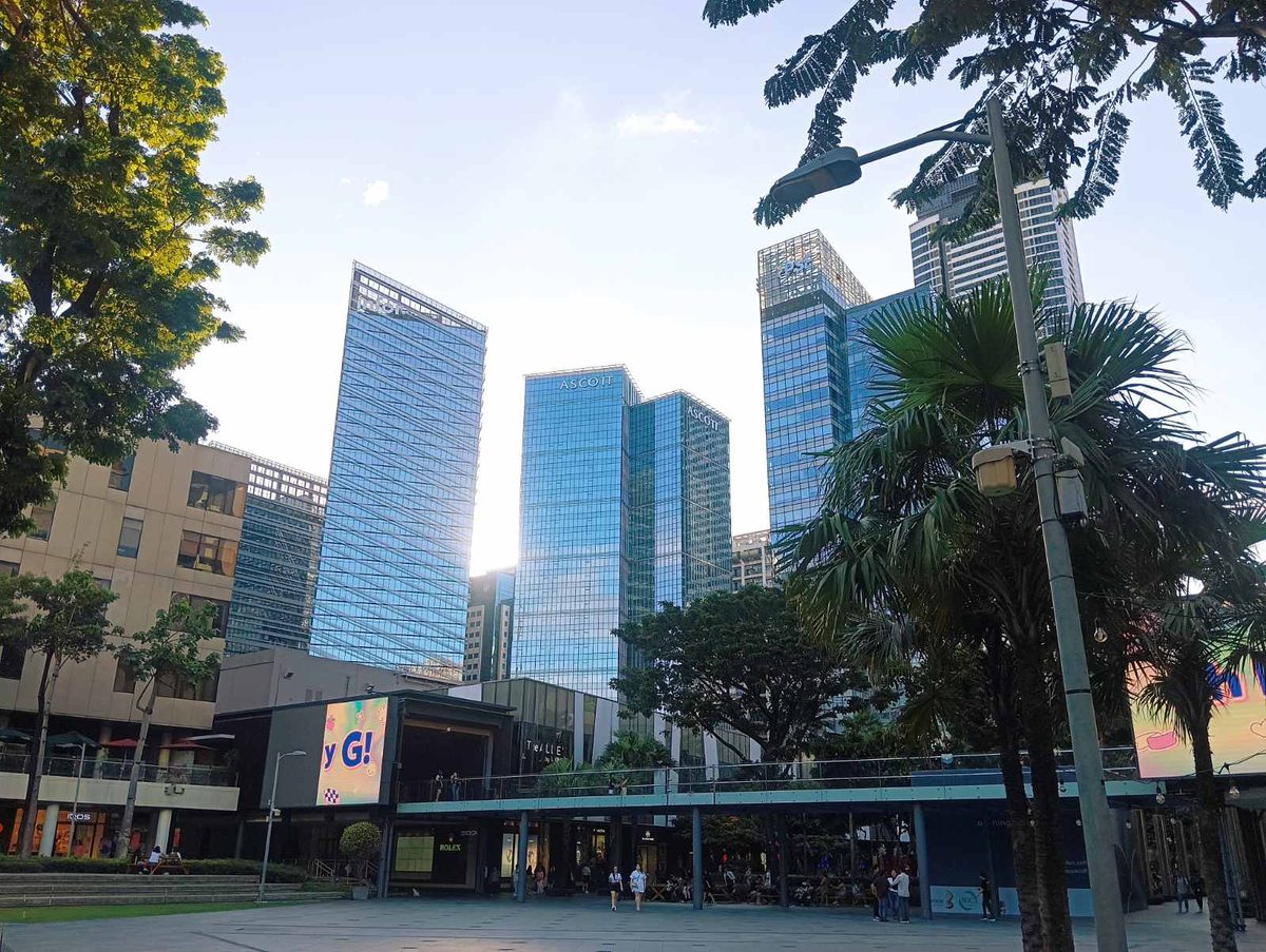 Bonifacio High Street in BGC, a hub for upscale bars and dining