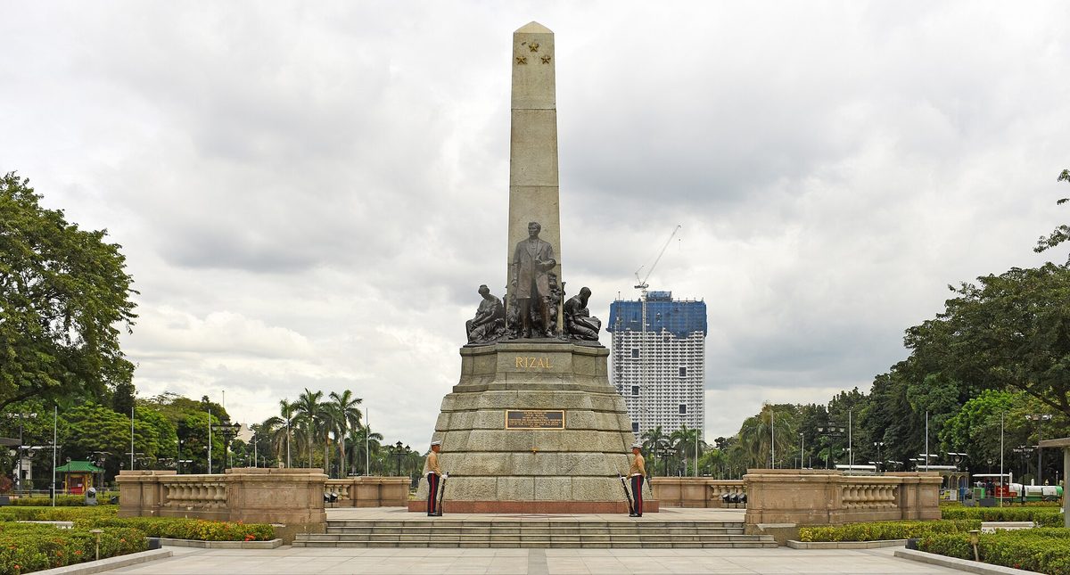 Rizal Monument at Rizal Park (Luneta) in Manila