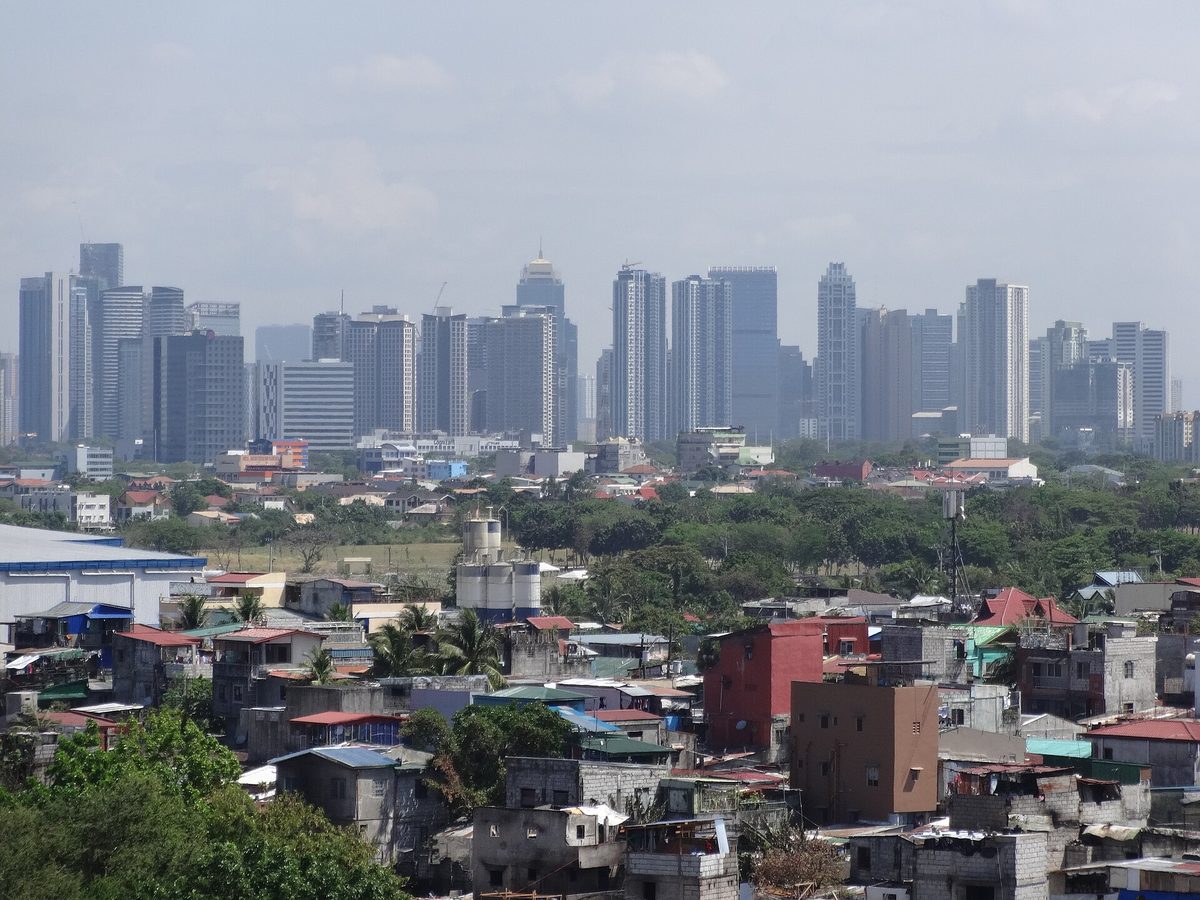 Is Manila safe: wide modern streets and high-rises of Bonifacio Global City in Taguig