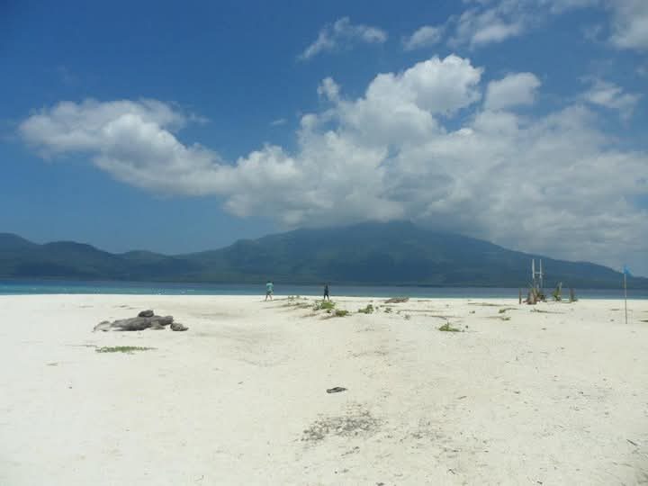 A white-sand beach islet off Camiguin, an exempted and safe island in northern Mindanao