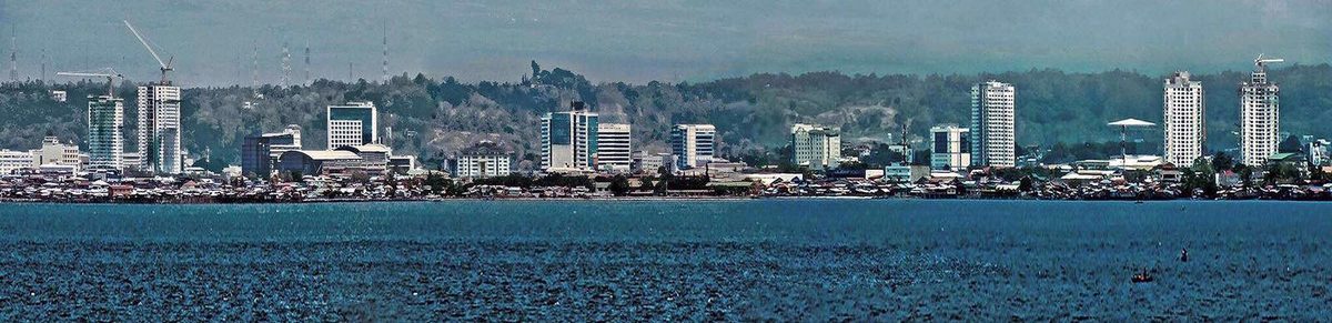 View over Davao City in southern Mindanao, consistently ranked one of the most orderly cities in the Philippines