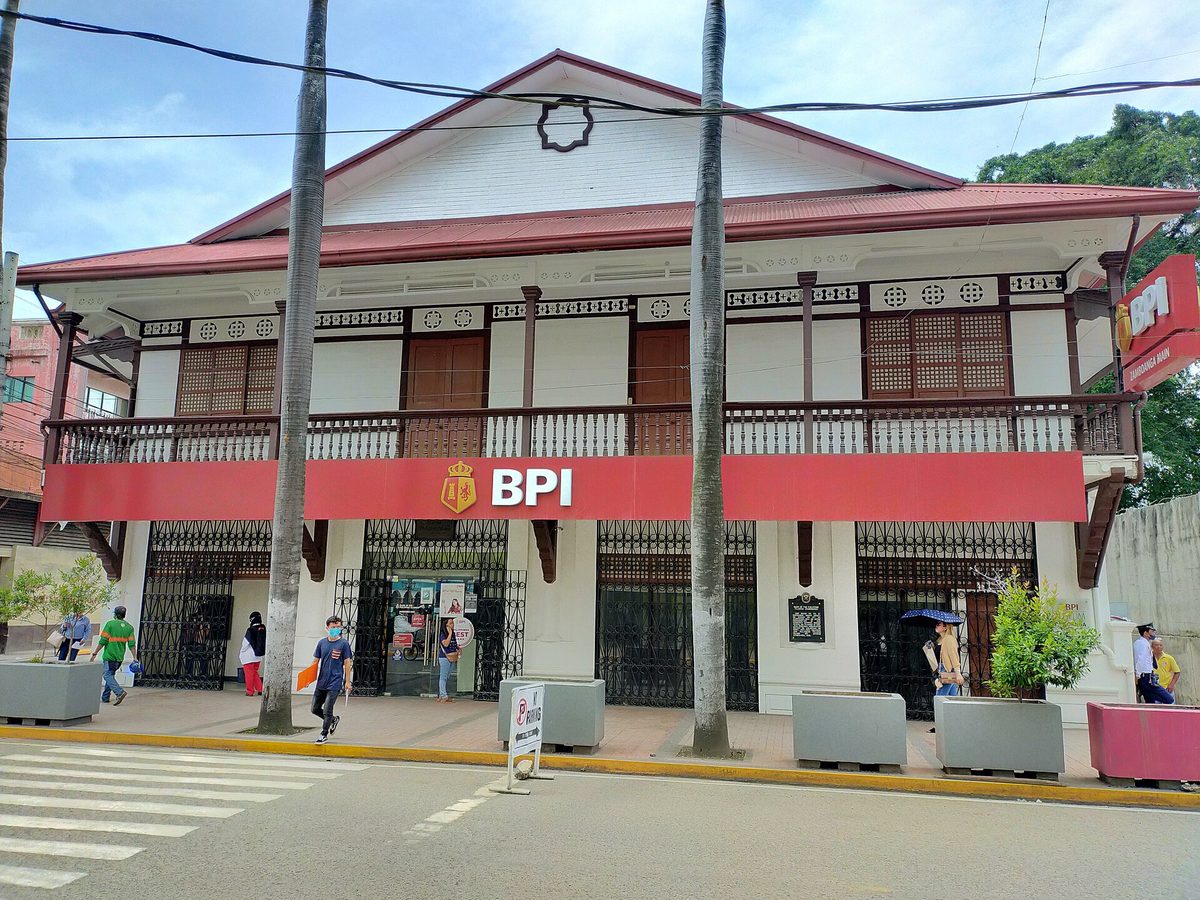 A BPI Bank of the Philippine Islands branch, one of the main banks for ATM withdrawals