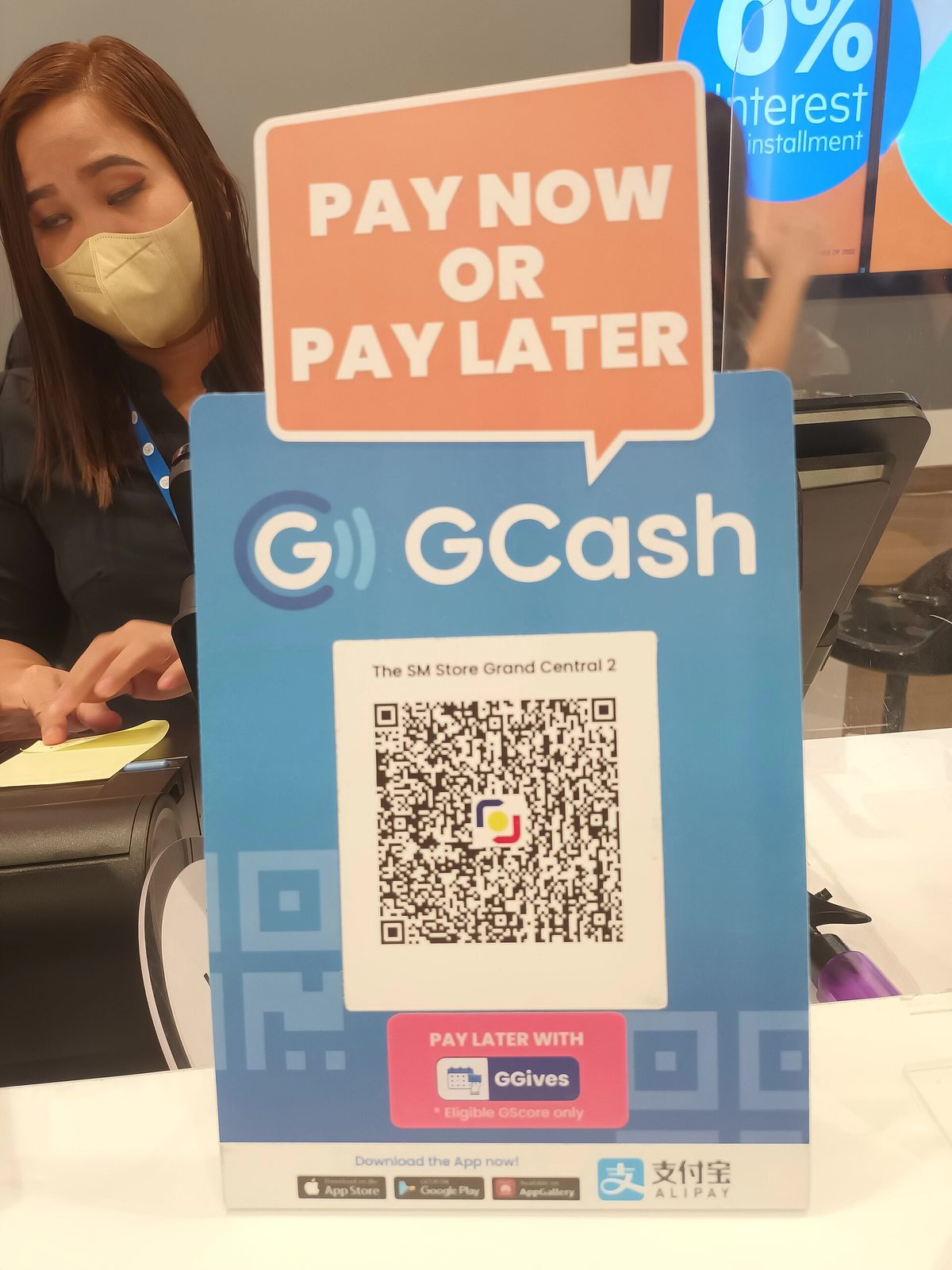 A GCash QR code, the dominant local mobile wallet in the Philippines