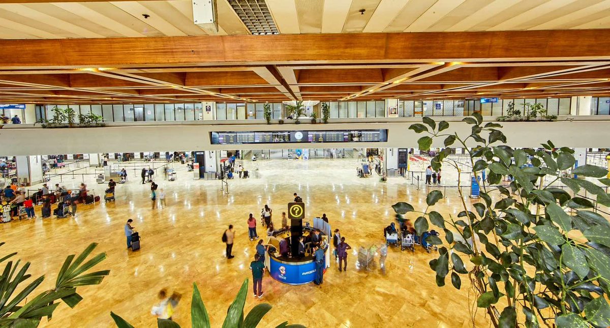 Departure hall at NAIA Terminal 1 in Manila