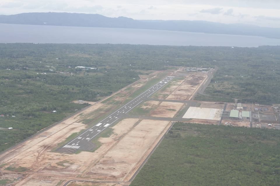 Aerial view of Panglao Island reefs and white-sand coast