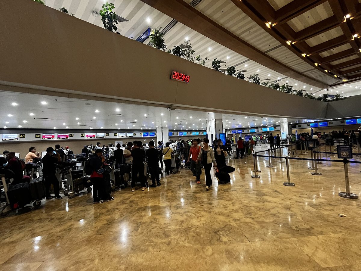 Interior of a Ninoy Aquino International Airport terminal in Manila
