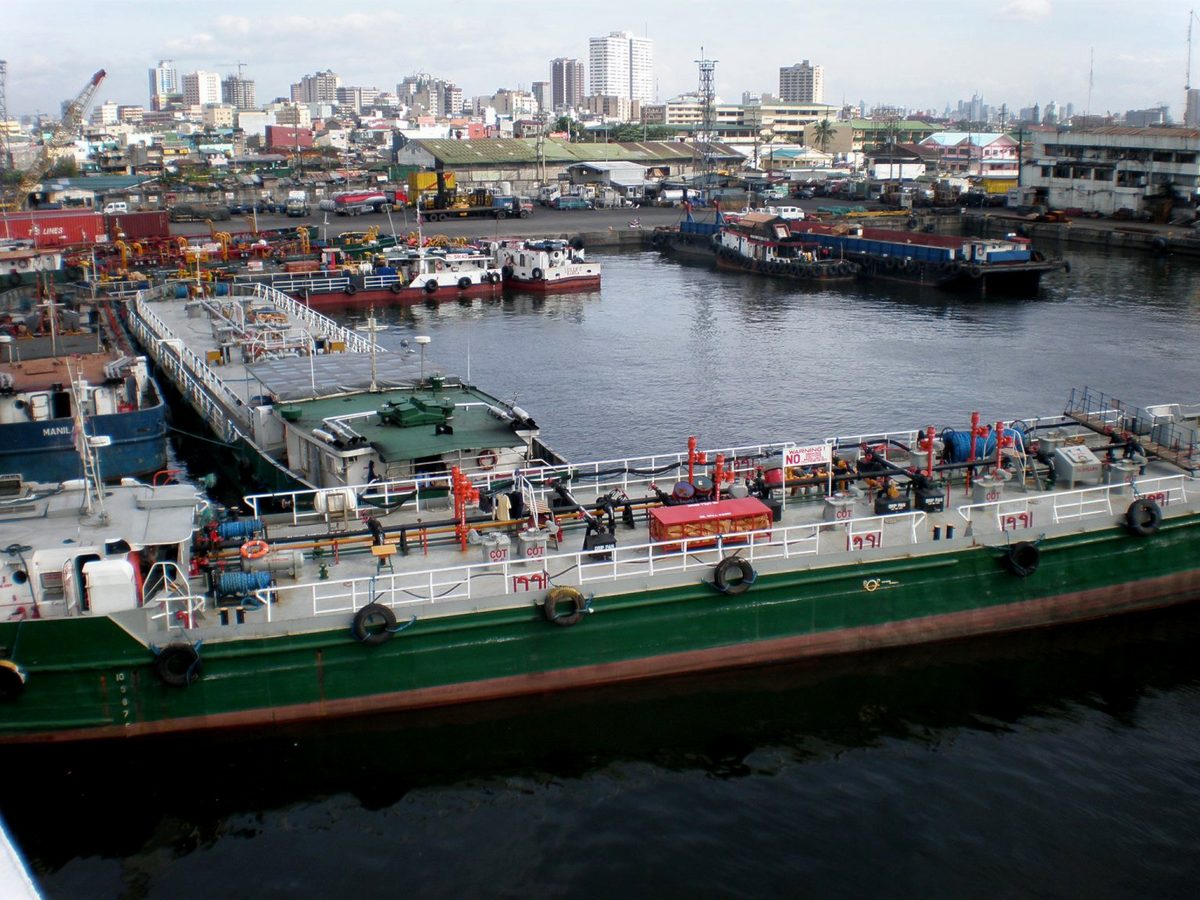 Manila North Harbor, the main long-haul ferry port in the Philippines