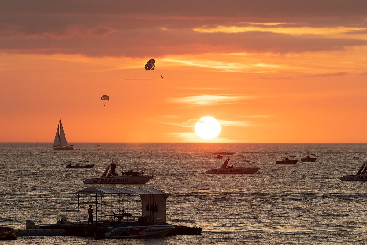 White Beach on Boracay Island, home to Shangri-La Boracay and other five-star resorts