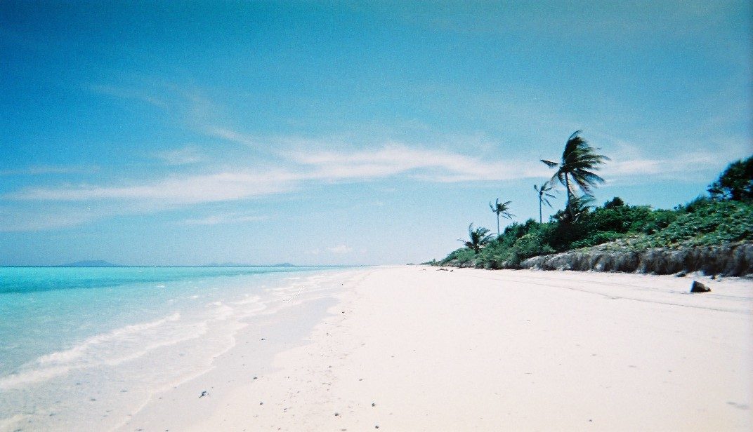 Island scenery near Pamalican, Palawan, home to the Amanpulo resort