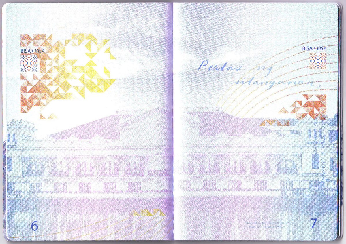 A Philippine passport, the core document checked at every tourist visa extension appointment