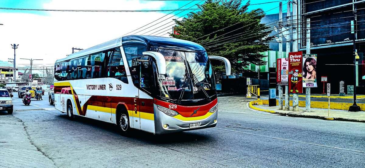 A provincial bus in the Philippines