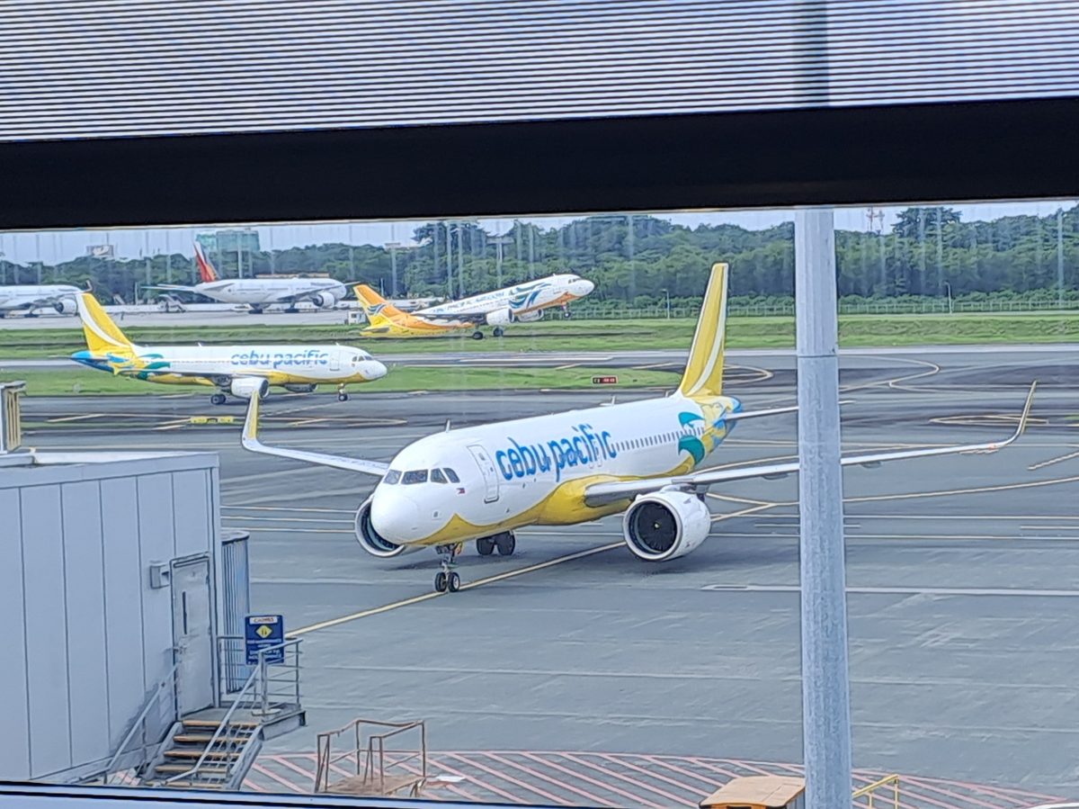 A Cebu Pacific turboprop, a key part of how to get to siargao by air via the Cebu hub